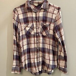 Aeropostale plaid button down shirt